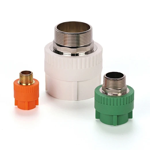 Ppr Male Thread Coupling Straight Connector Fittings For Plumbing Water Supply Pipe Fittings Ppr Adapter
