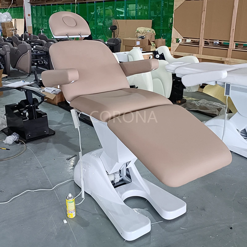 Beauty Salon Chair Furniture Facial Cosmetic Bed Electric Beauty Bed 3 Motors for Dental Clinic