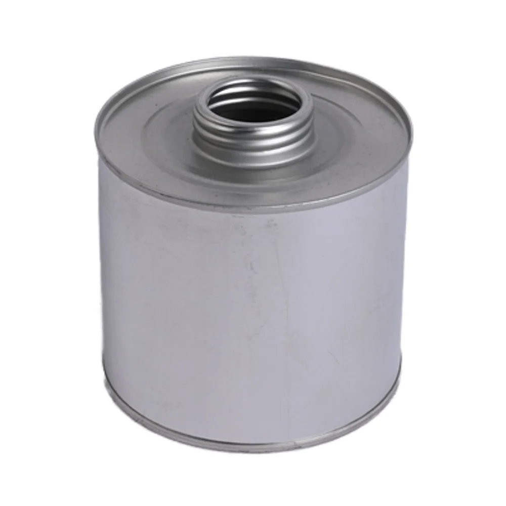 1 Pint Metal Adhesive Can For Packing PVC Cement Glue Tin Can metal box With plastic cover and Brush