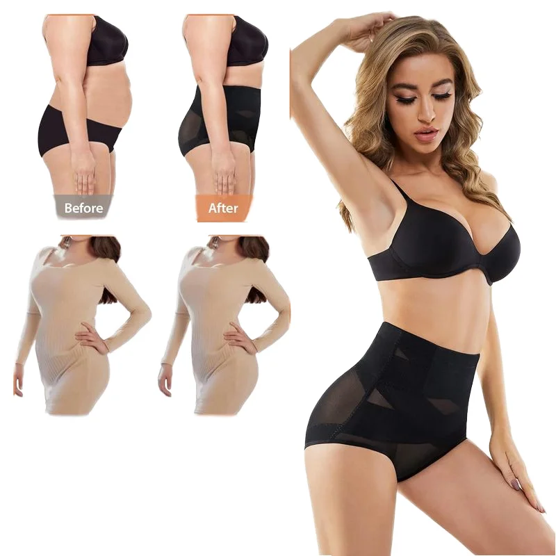 women high waist shaper panty abdomen control tight girdle slimming ladies underwear