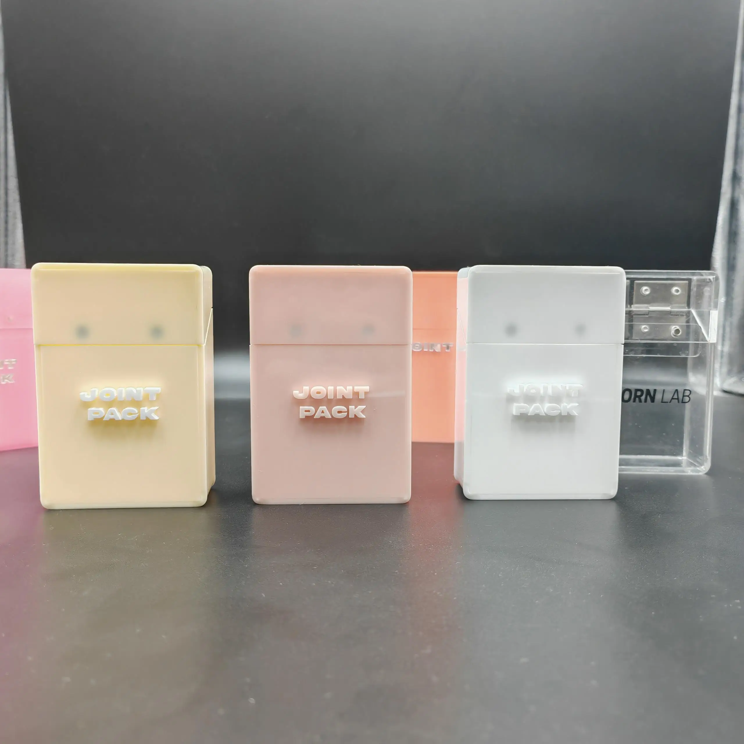 Cigarette Case Acrylic Color Portable Cigarette Lipsticks Lighters Display Box Small Household Items Packing Box