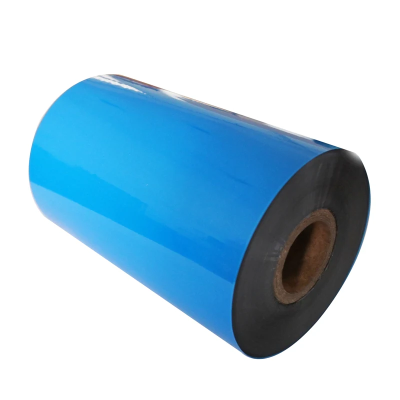 high quality 110mm * 75m ttr thermal transfer wax resin ribbon used for datacard impresora