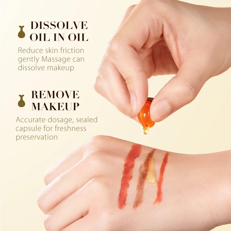 Capsule  Skin Care Beauty Products Pomelo makeup remover essential oil