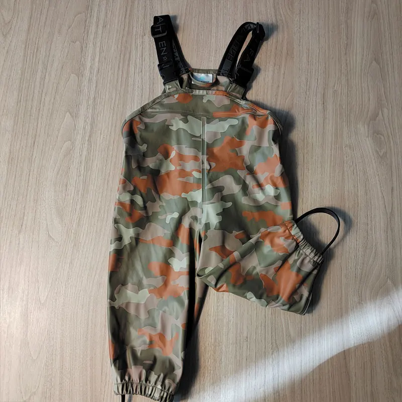 Custom Child 100% Polyester Waterproof Cute Printed Raincoat Kids Puddle Suit Baby Raincoat