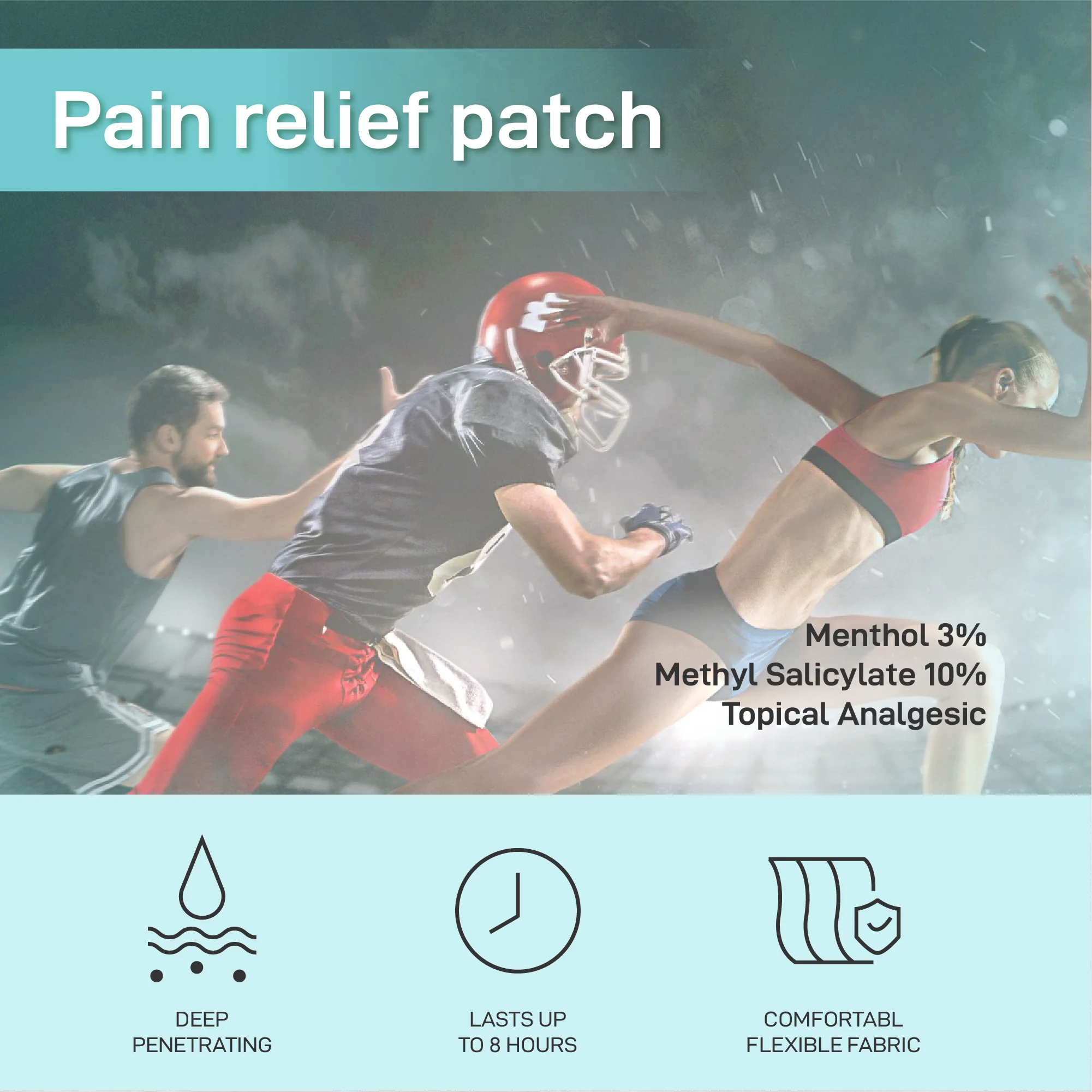 Medicated Patch, Pain Relief Patch, Strength OTC Pain Relief Patch