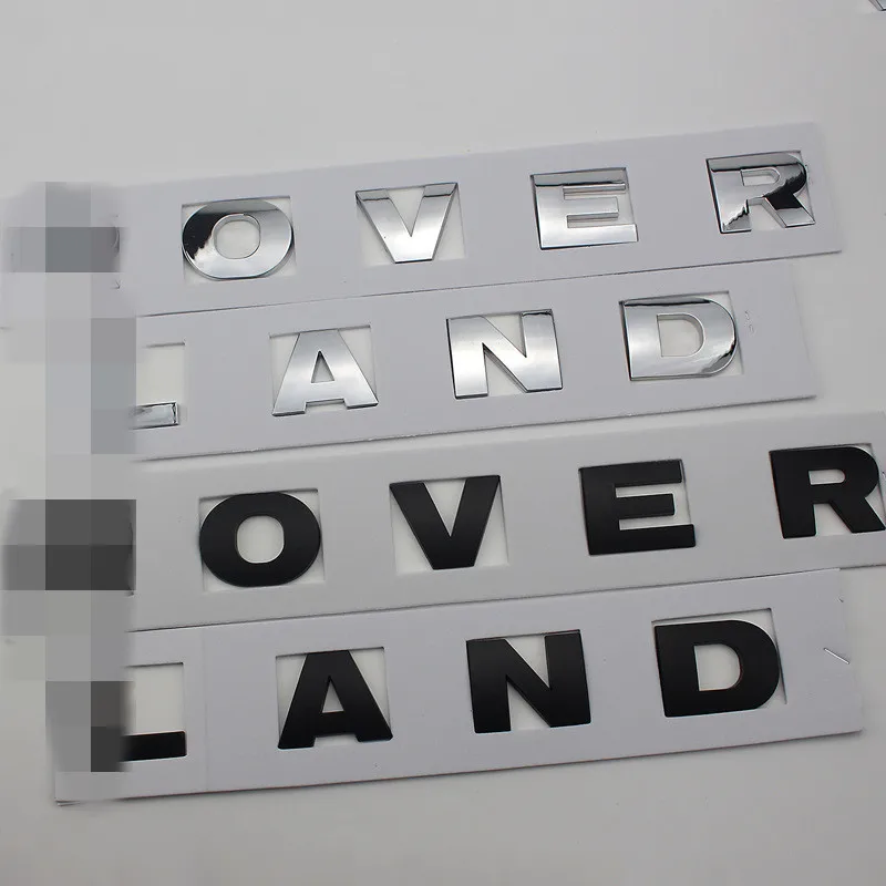 Wholesale customization 3D ABS car stickers emblem Badge Body sticker  Chrome Letter Badge Hood logo