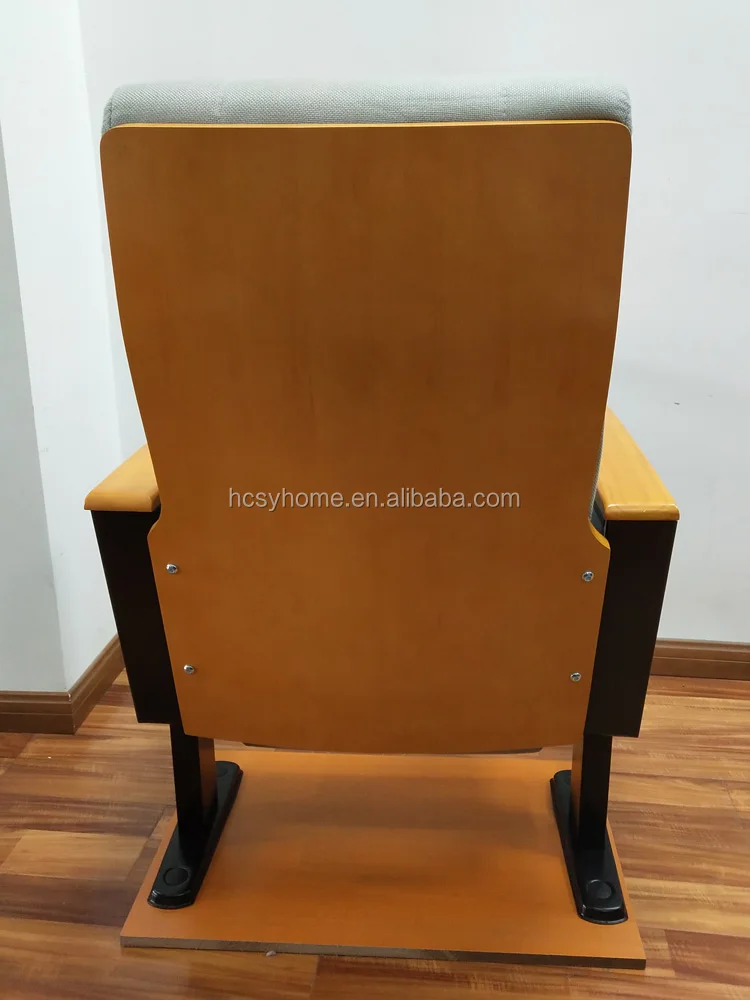 Classic School Furniture Tip-up Writing Tablet Lecture Hall Education Seat Theater Auditorium Chair