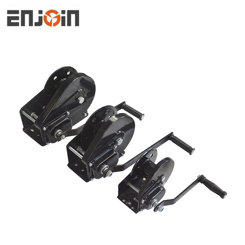 ENJOIN Manual Hand Winch 1200lbs, Brake Hand Winch Lifting 545kgs