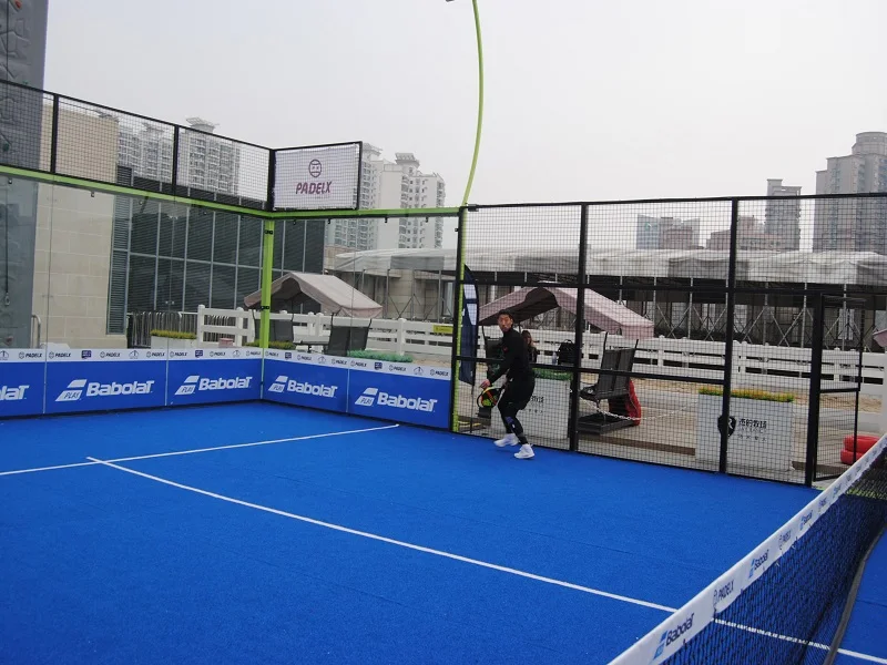 PADEL WORKER Factory Price Wholesale Panoramic Indoor and Outdoor Padel Court Paddle Tennis Court in Chile