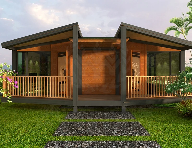 
Insulated panel prefab house modular container van 