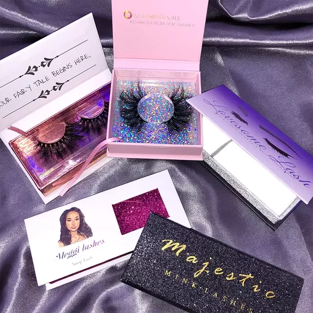 Wholesale high quality lashvendor mink butterfly box lash books custom lashbox packaging with logo