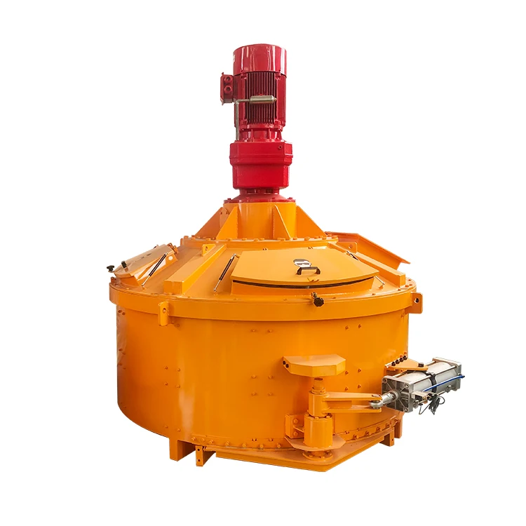 Vertical axis planetary mixer used in precast concrete mixing plant