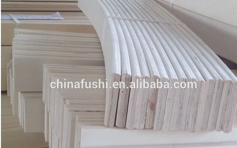 poplar or hardwood Wood Timber bend bed plate  Poplar LVL Plywood