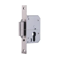 Euro Standard cylinder lever mortise keyless mortise lock