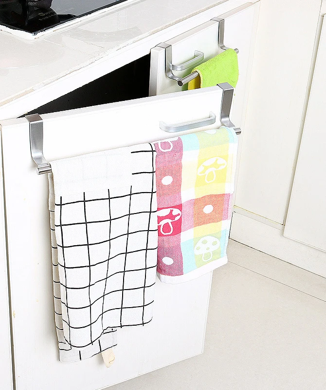 Hot Sale Kitchen Bathroom Door Frame Stainless Steel Wall-Mounted Towel Rack
