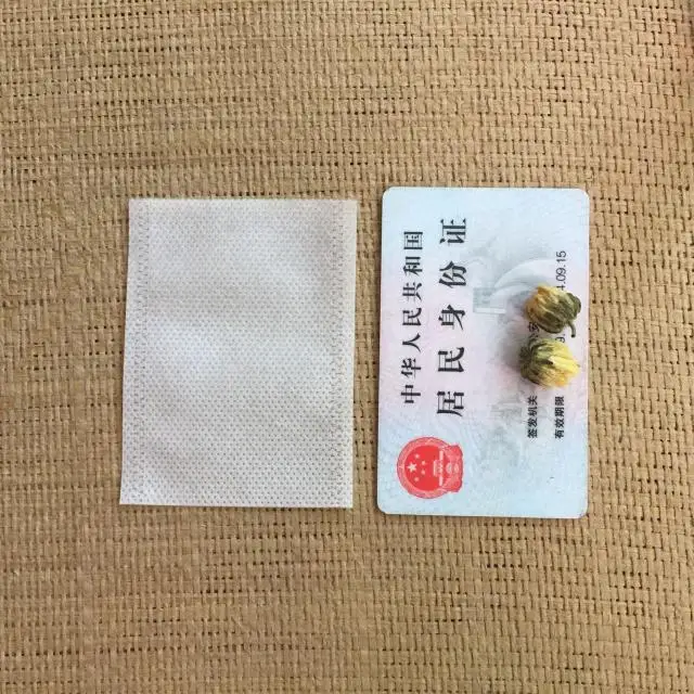 7*9cm Heat-Sealing Non-Woven Fabrics Biodegradable Empty Custom Shape Tea Bag