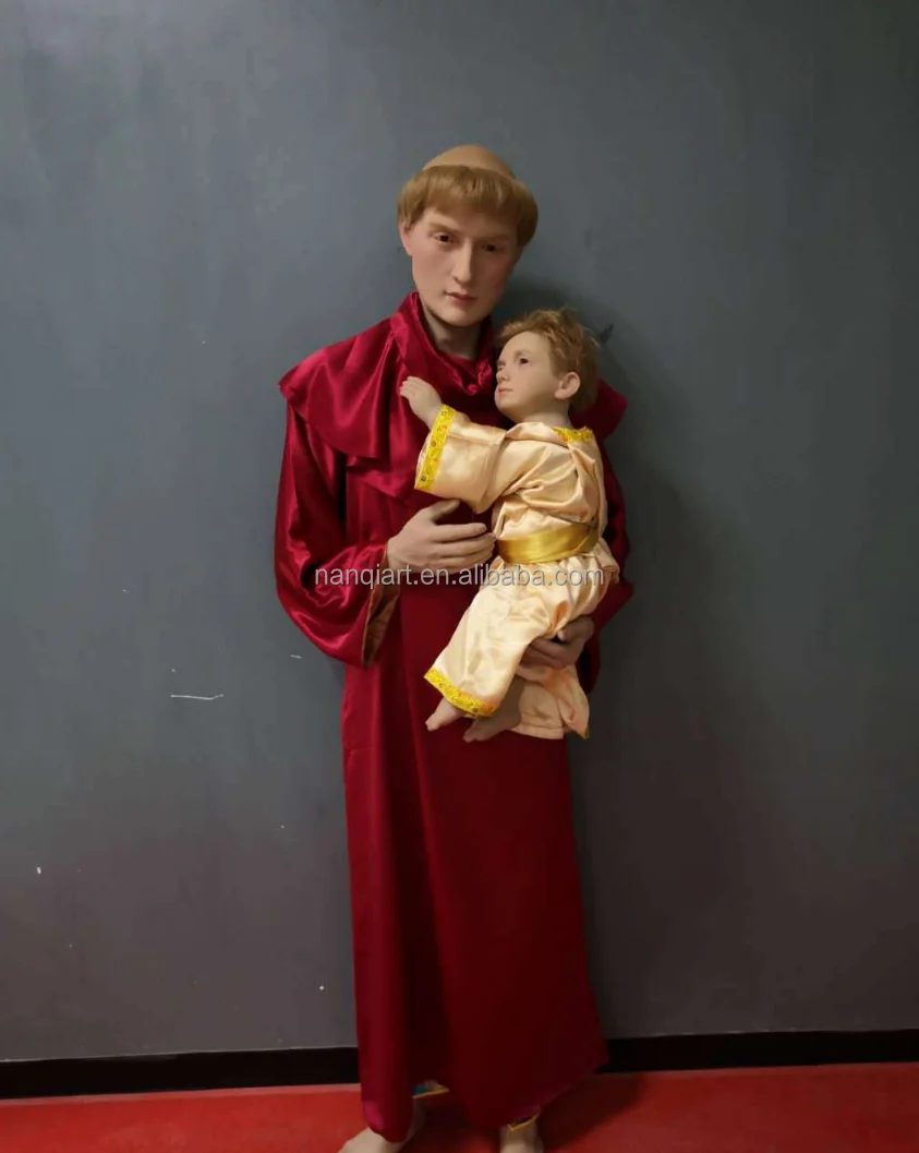 Customized Handmade Realistic Life Size Resin Sculptures Artificial Celebrity Lifesize Wax Figures for Display Resin Crafts