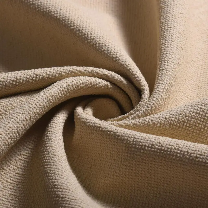 Manufacturer New Design Large U Shape Sofa Fabric Upholstery Polyester Wool Fabric for Sofa