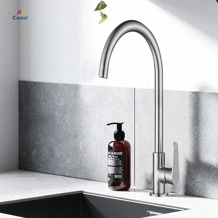 Free Sample Popular Kitchen Sink Faucets Single Handle Kitchen Faucets 304 Kitchen Faucet