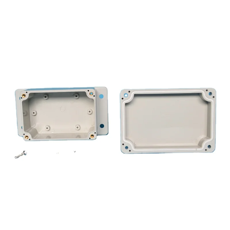 Outdoor project electronic battery plastic enclosure ip65 waterproof abs junction box with flanges