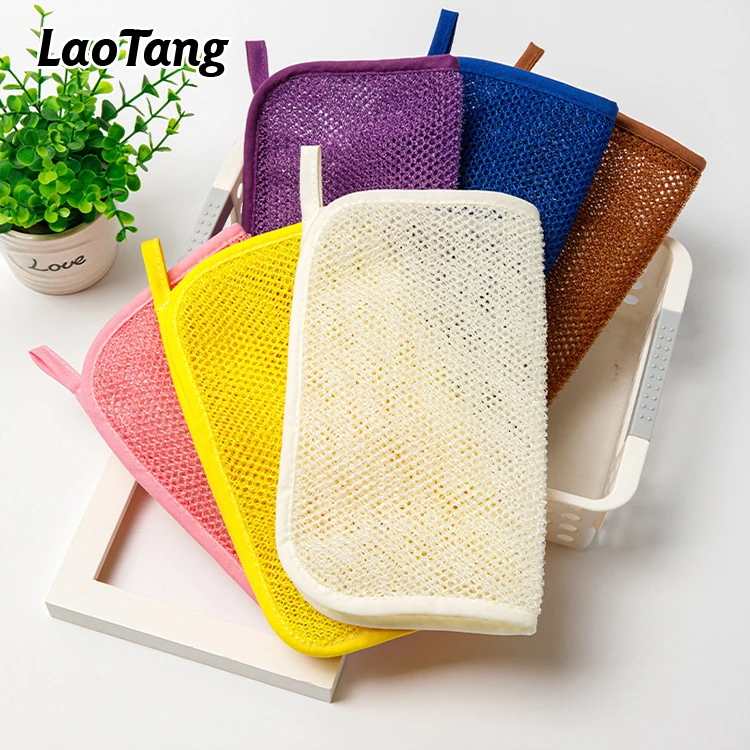 Soft Africa Net Popular Rip-resistant Bath Washcloth Nylon Body Wash Cloth Body Exfoliating Shower Towel For Scrub Your Back