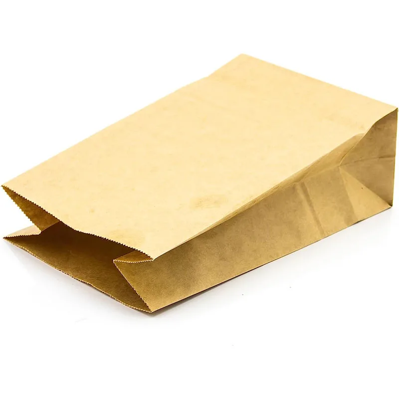 Hot sale biodegradable eco friendly kraft paper food package bag shopping paper bag business package bags