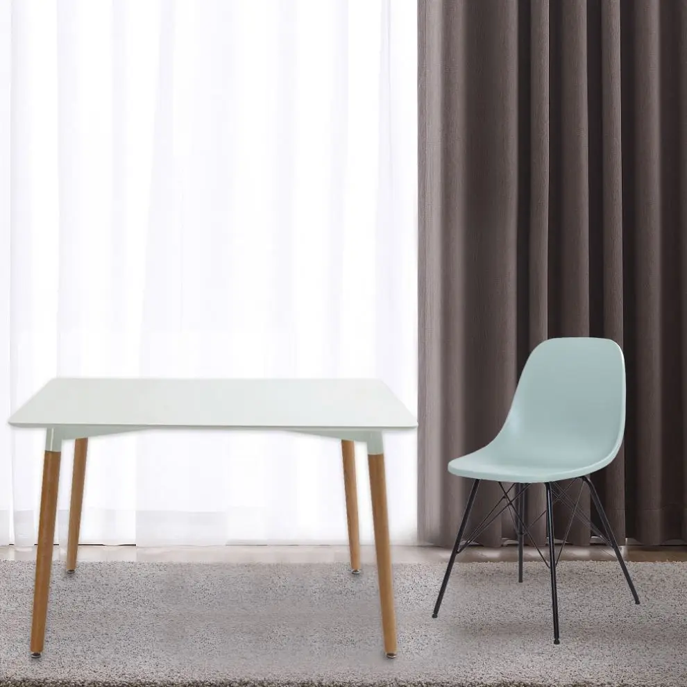 Factory wholesale coffee simple white rectangle small dining table