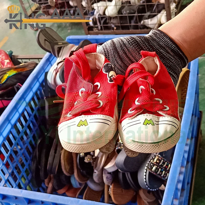 KINGAAA children Sepatu bekas Cheap zapatos usados second hand shoes free used shoes for kids