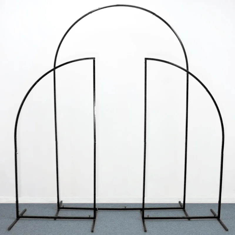 Metal Outdoor Wedding Arch Set Props Flower Stand Geometric Irregular Shelf Event Birthday Party Backdrop Balloon Decor Stand