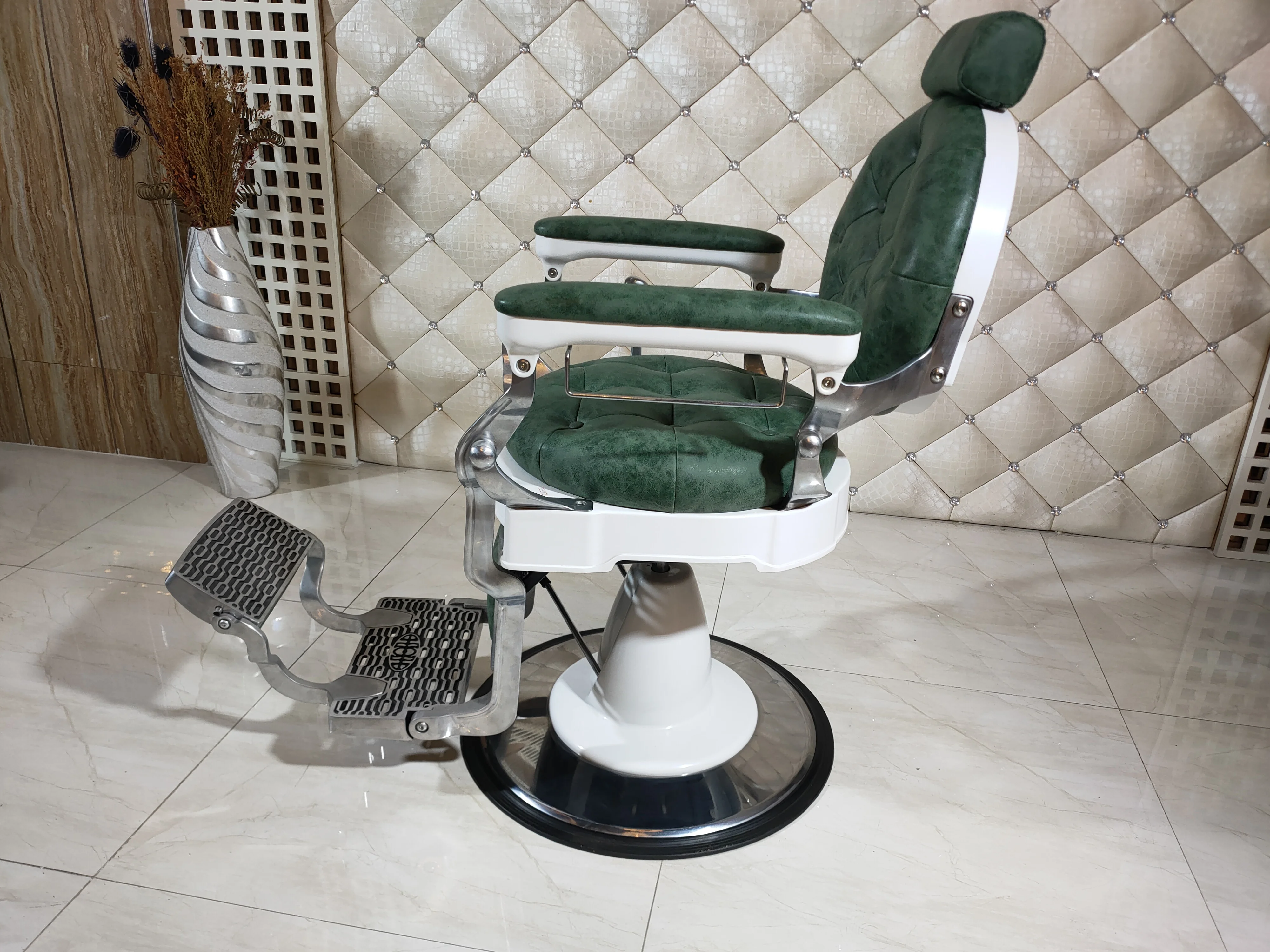 Modern Size Salon Furniture Lift Down Vintage Hairdressing Hydraulic Hair Salon Barber Chairs