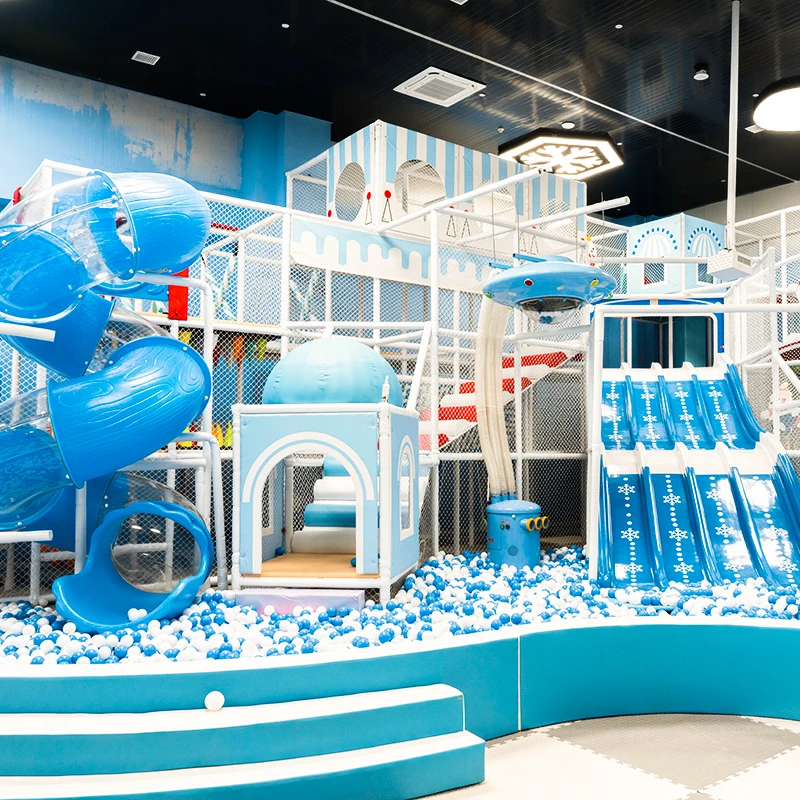 Climbing Frame Interactive Soft Playground Children Maze Play Center Indoor Sand Pool Balls