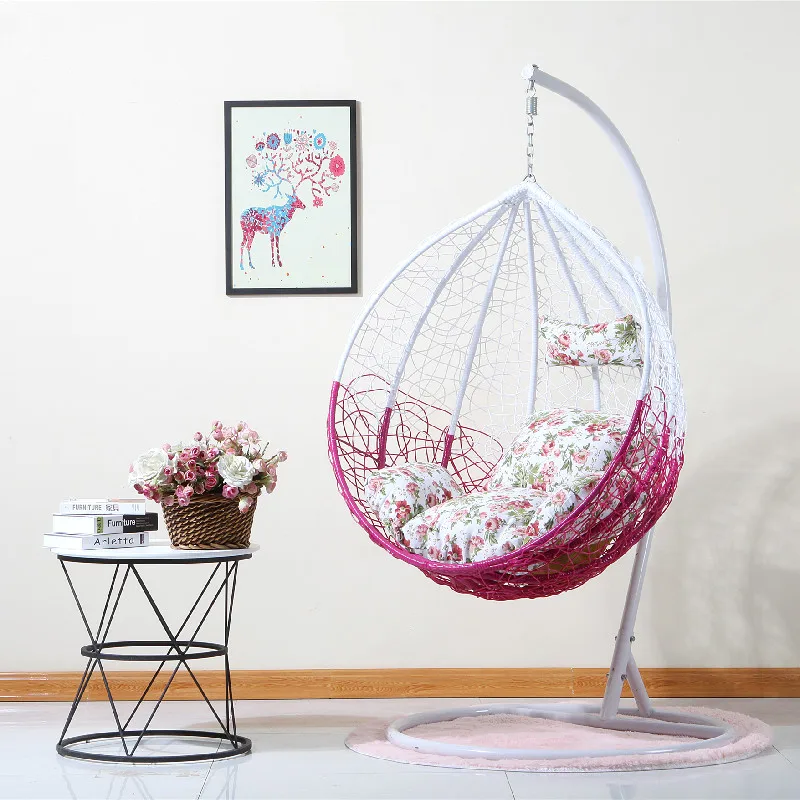 Hanging basket chair swing rocking adult lounger chair hammock cradle chair