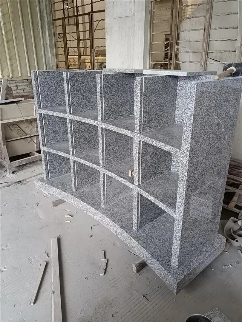 Cheap Customized Design Cemetery Cremation Granite Mausoleum Two Niche Columbarium