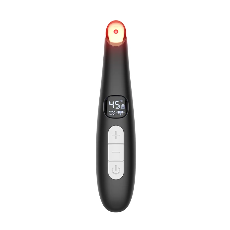 Portable LED Light Eye Device 2024 Under Eye Massager Eye Wrinkle Device With Hot and Cold