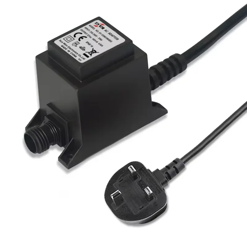 UK 12V 1A 5000mA 60VA AC Adaptor 60W 12V 3A 4A 5A  Transformer 12volt Power Adapter IP68 Waterproof Outdoor