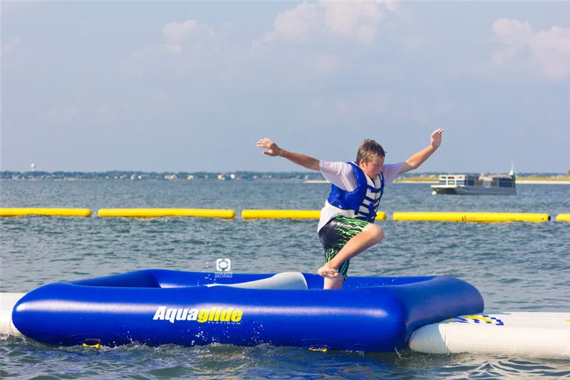 Water Equipment  Inflatable Floating Game Inflatable Splash Station Aquaglide Delta Inflatable Platform Game