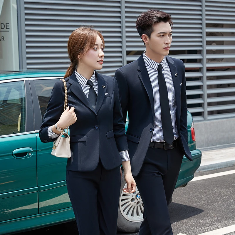 High-end business suit suits for men and women with professional suits, lawyers and teachers, fashion suits and overalls