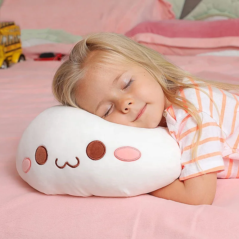 Wholesale Free Samples Low MOQ High Quality Super Soft Cat Plush  Glow Lighting Pillow For Kids