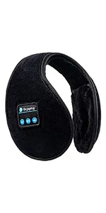 2024 New Electronics Music Headwear TWS Headphones Warmer Ear muffs Headband Winter Warming Smart Wireless Earmuff Earphones