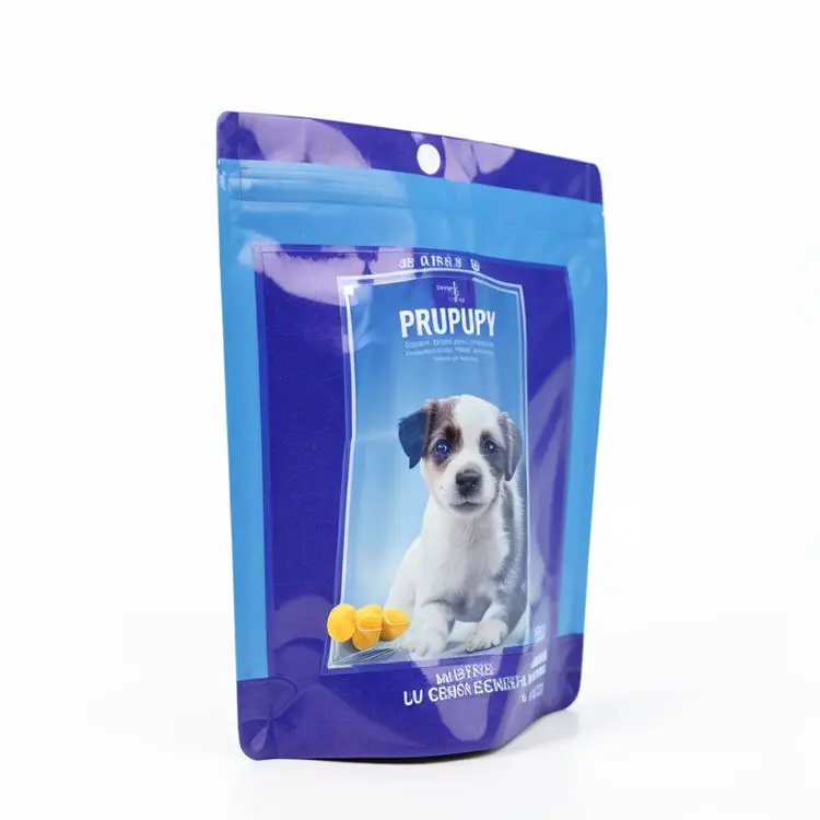 Пользовательские 2 кг 5 Ziplock корм для животных домашних кошка собака упаковка мешок