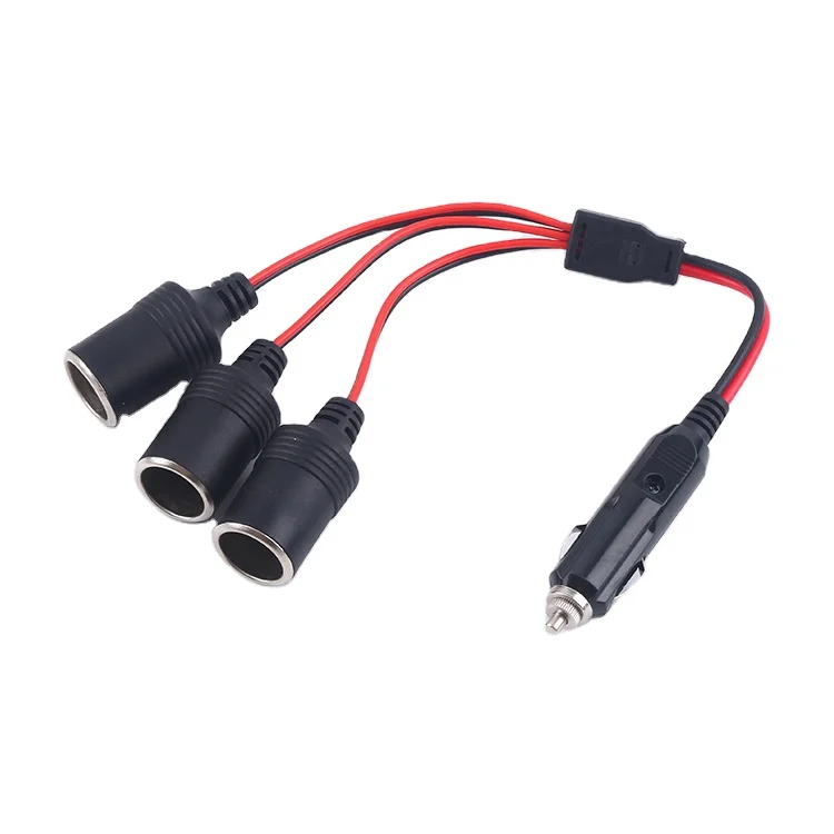 Guangying High-Power Wireless Car Cigarette Lighter Power Cord Cable OEM/ODM Factory Price 1-3 12V-24V Size Charge Function