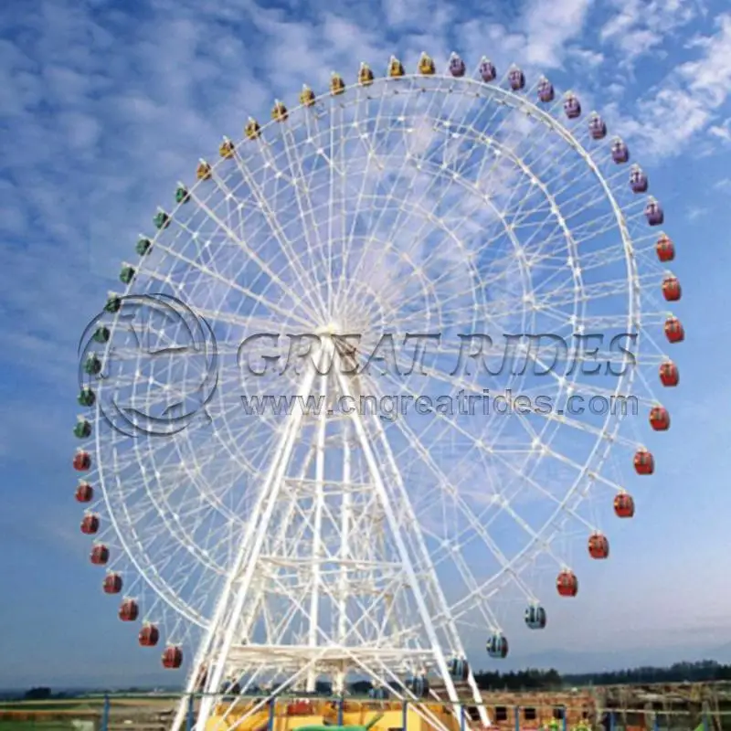 Newest Design Factory Price Carnival Ride Ferris Wheel Large 88m Sightseeing Ferris Wheel for Sale