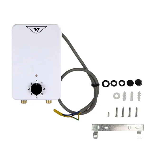 Hot Sale Mini Electric Water Geyser portable bath water heater 220v electric tankless water heater lowes