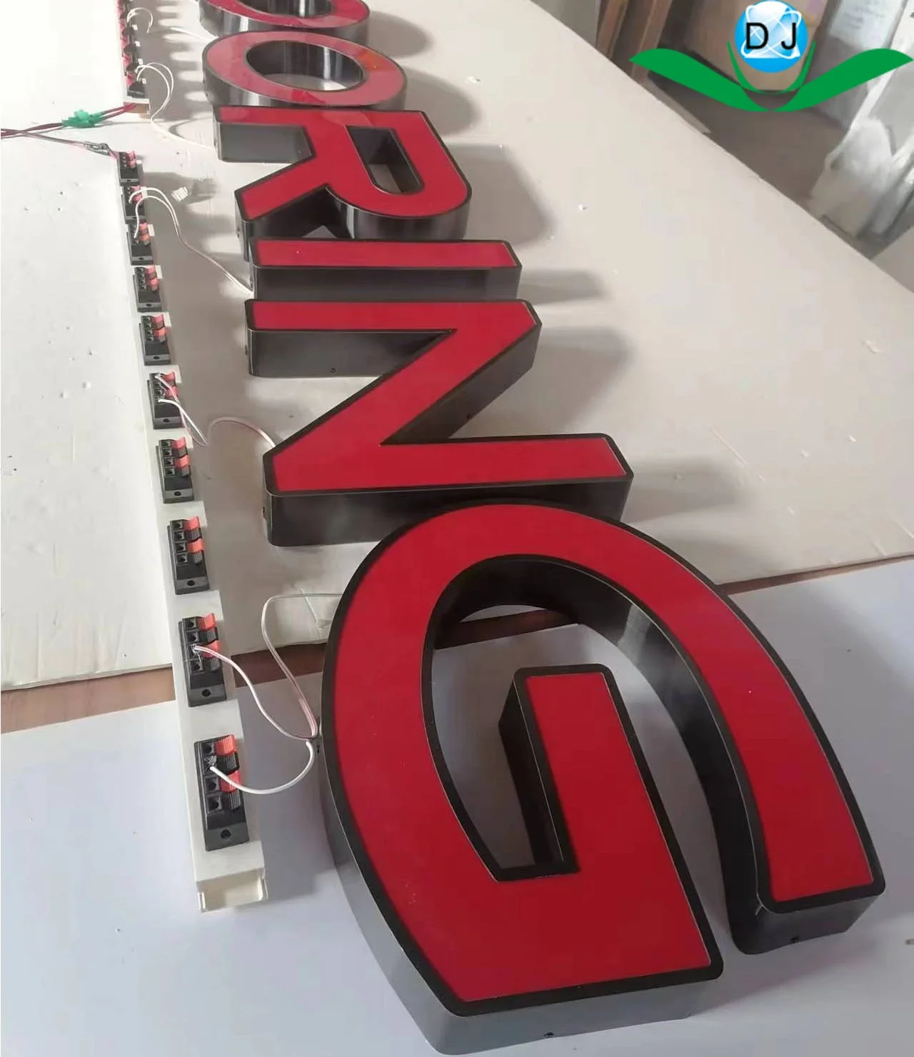 High Quality Business Signs Outdoor 3d Outdoor store name sign Supermarket Signage Led Lighting Building Signage