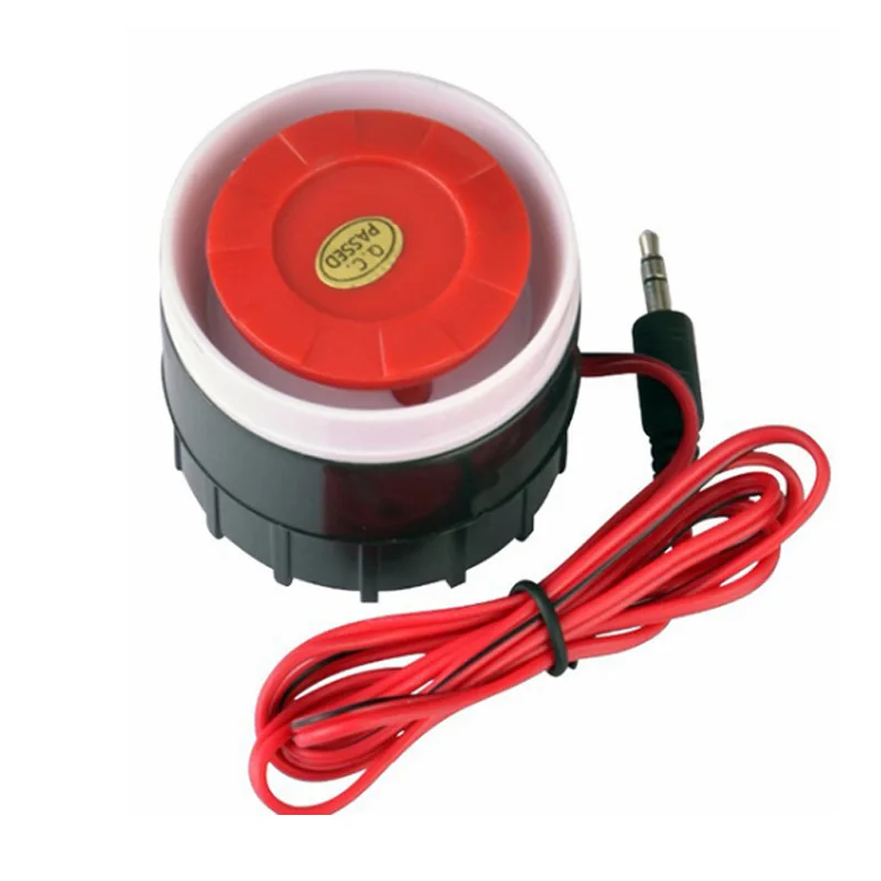 Высококачественная красная/белая Проводная охранная сигнализация DC12V Smart Mini Siren