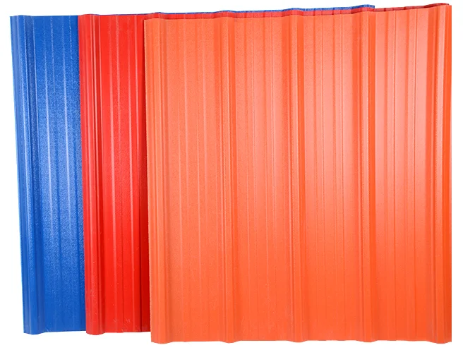 heat insulation 3Layers upvc roof sheet, corrugated plastic roofing sheet