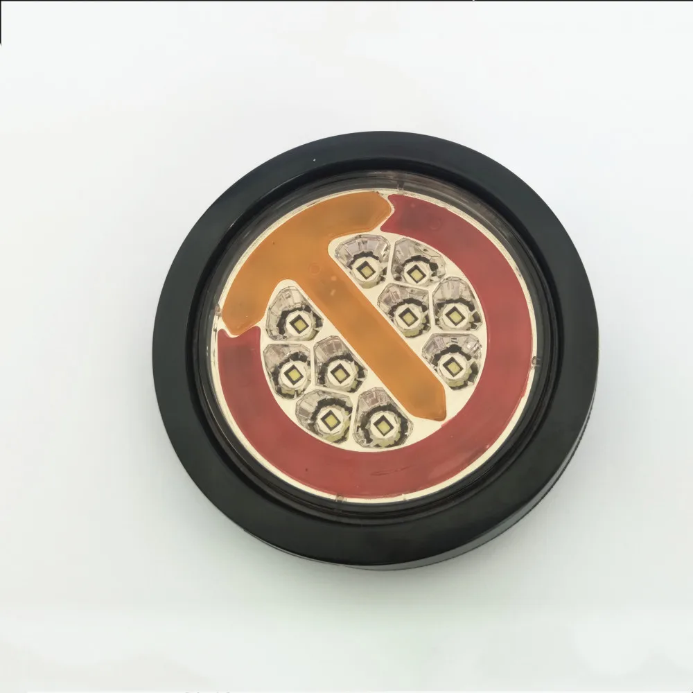 
12V/24V 4inch LED tail Light Lamp tail light for Truck Bus Van Truck Trailer Stop Rear Tail light truck accessories 