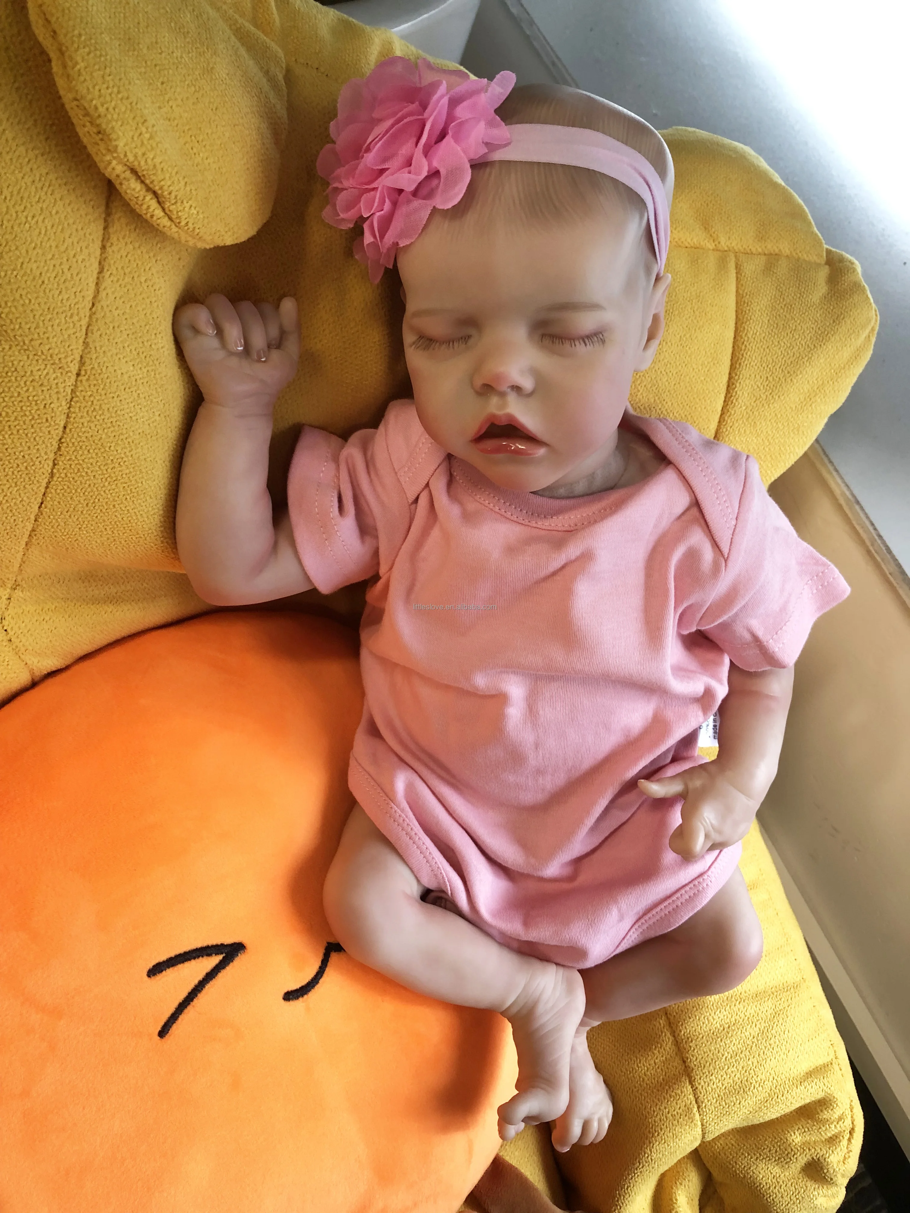 18inch Bebe Reborn Kit Reborn Baby Dolls Twin A Molds Vinyl Painted Newborn Dolls Real Soft Touch