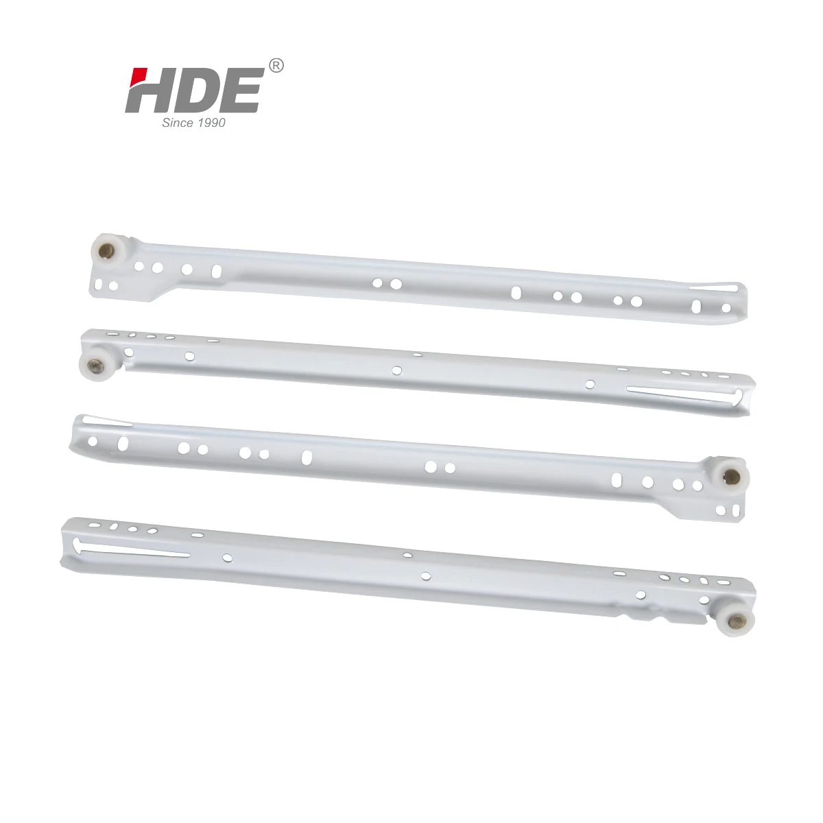 Fgv Type Powder Coated Roller Slide Drawer Runner For Furniture Cabinet