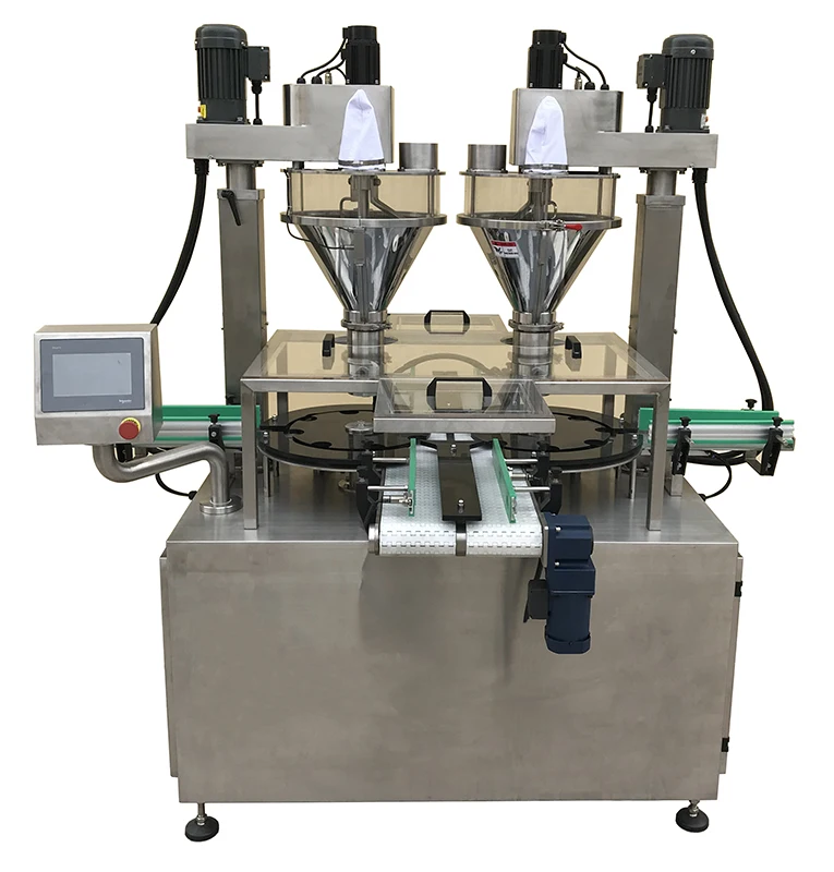Automatic High Speed Mgo Powder Toner Powder Talc Powder Bottle Filling Machine